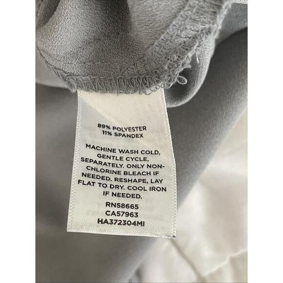 Halogen Women's Gray Long Bell Sleeves Bow Size Medium - Picture 7 of 7